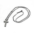 Forged Cross Necklace