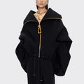Obsidian Gold Zip Gothic Jacket
