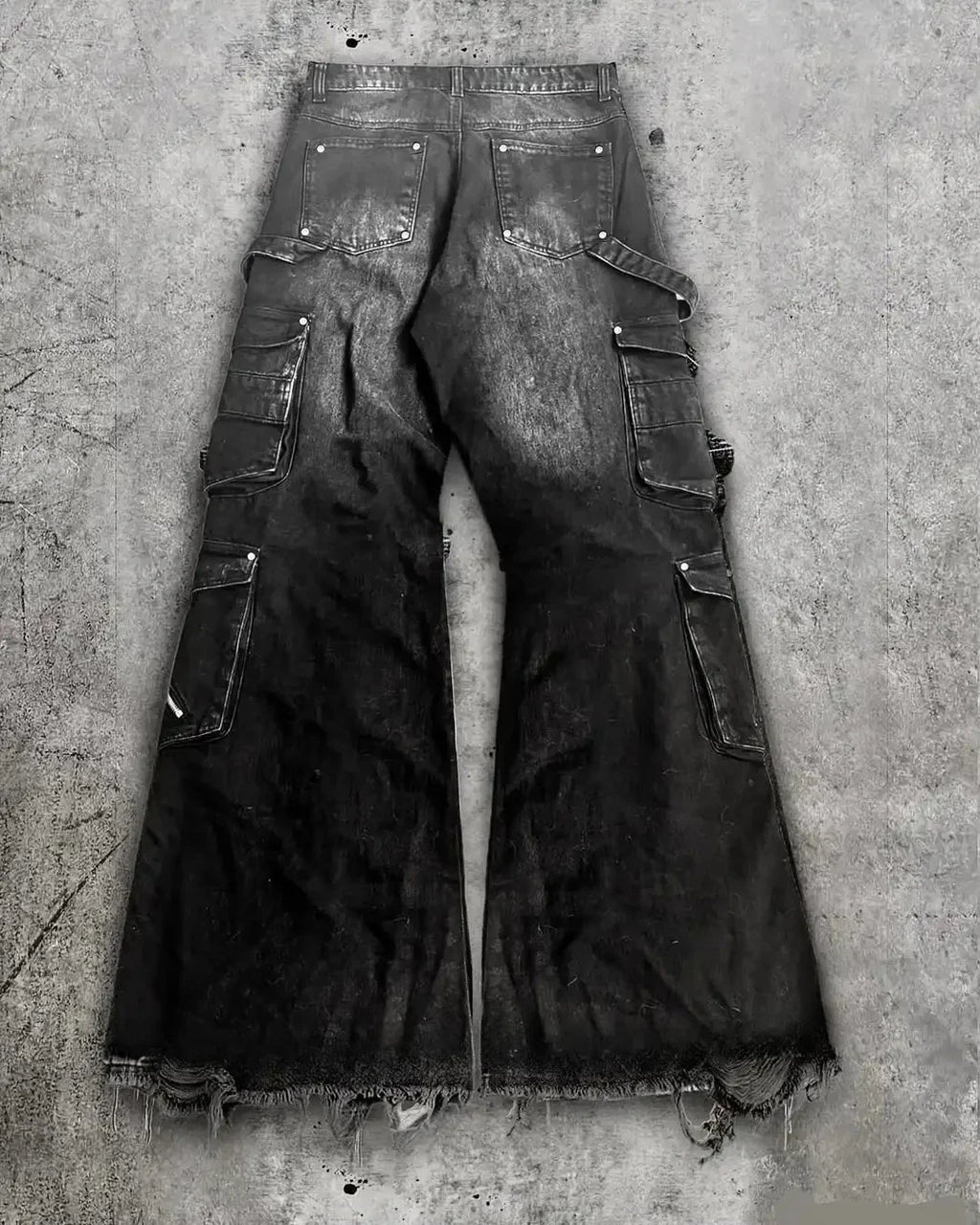 Ashen Cargo Gothic Flare Jeans