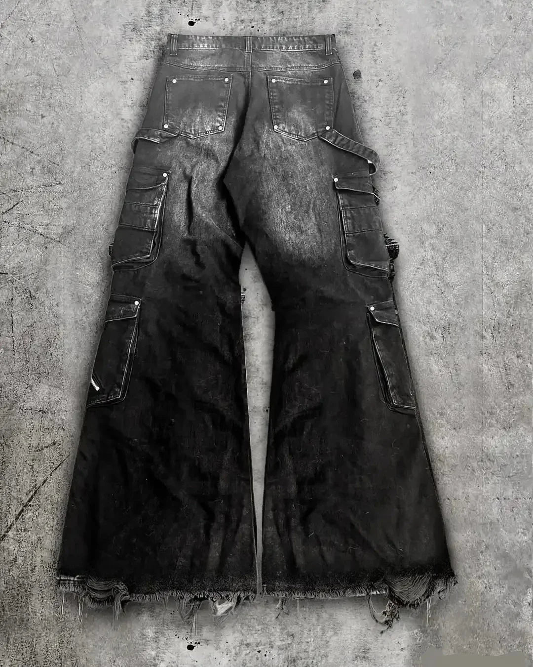 Ashen Cargo Gothic Flare Jeans