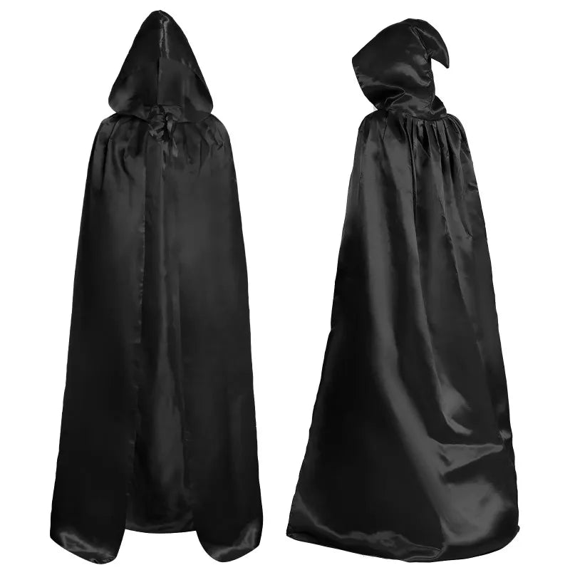 Midnight Veil Hooded Gothic Cape