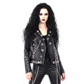 Raven Relic Gothic Leather Jacket