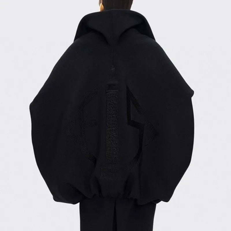 Obsidian Gold Zip Gothic Jacket