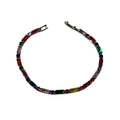 0620 - Multicolor Gemstones Silver Bracelet