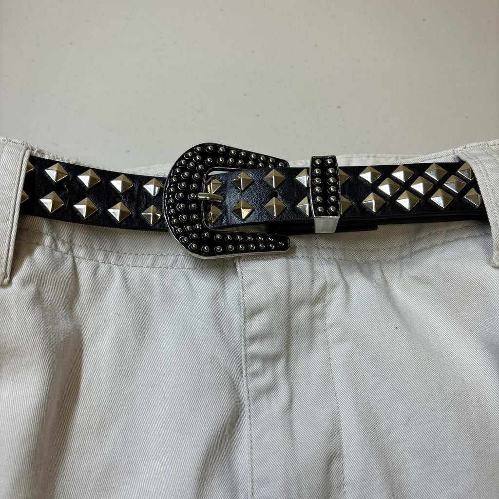 Rivet Nails Studded Belt