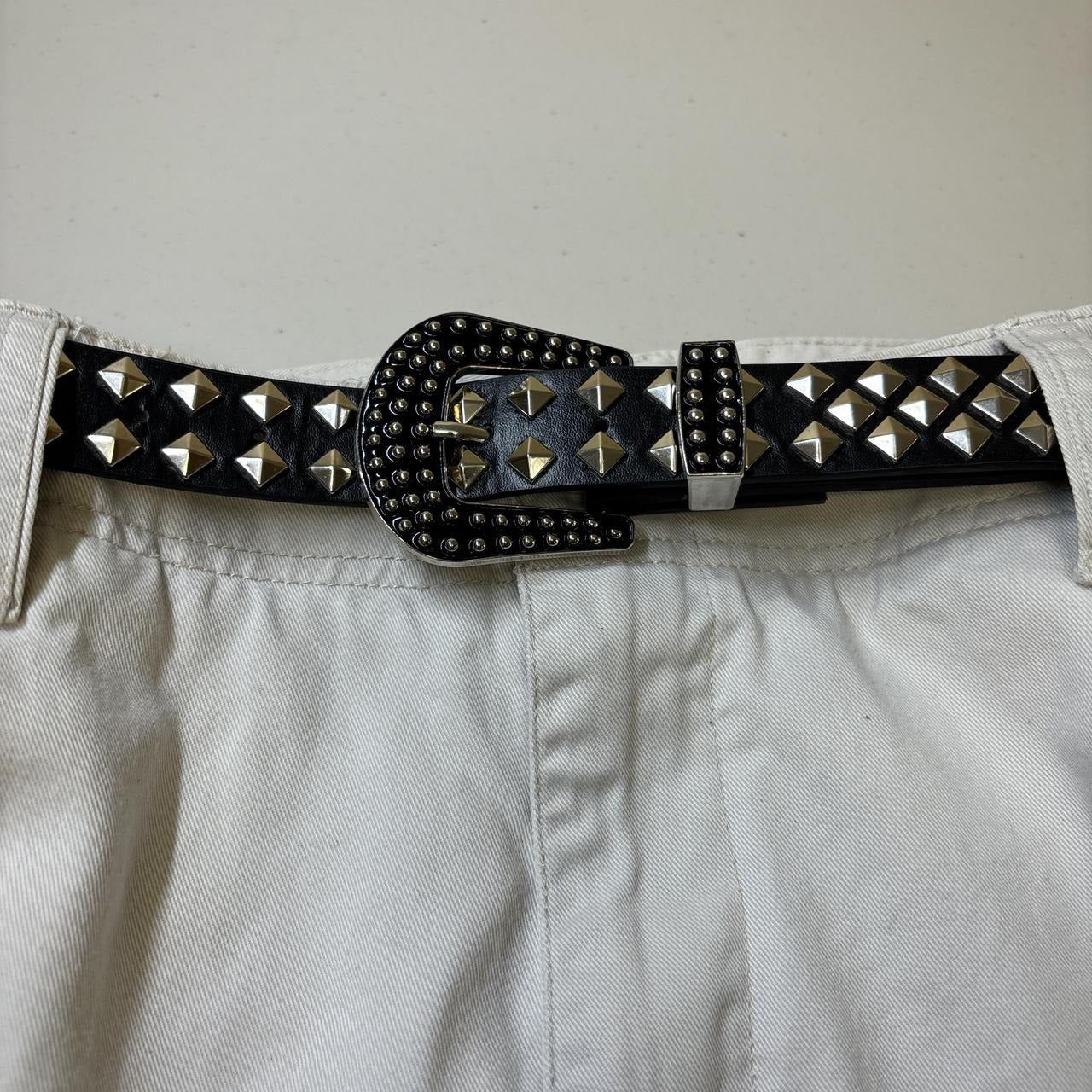 Rivet Nails Studded Belt