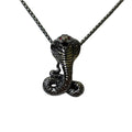 0618 - Cobra Serpent Red Eyes Necklace
