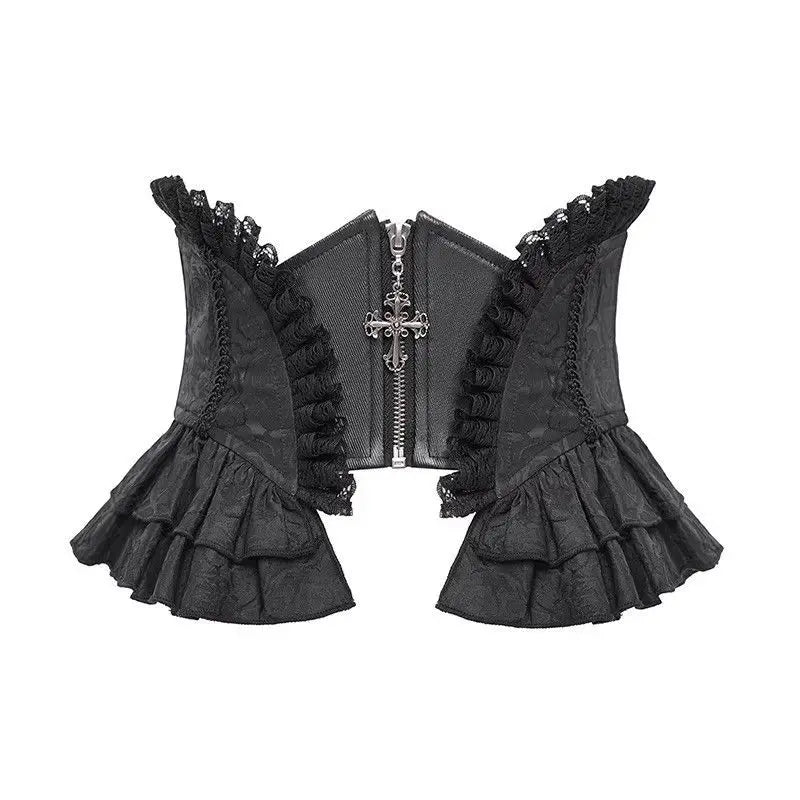 Raven Cross Gothic Corset Belt