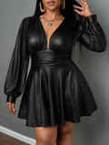 Midnight Allure Plus Size Dress