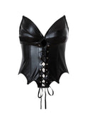 Obsidian Lace-Up Gothic Corset Top