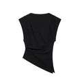 Women's Casual Sleeveless Top Brown