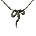 0710 - Silver Snake Serpent Necklace