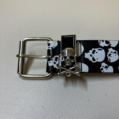 0668 - All Over Print Skull Belt